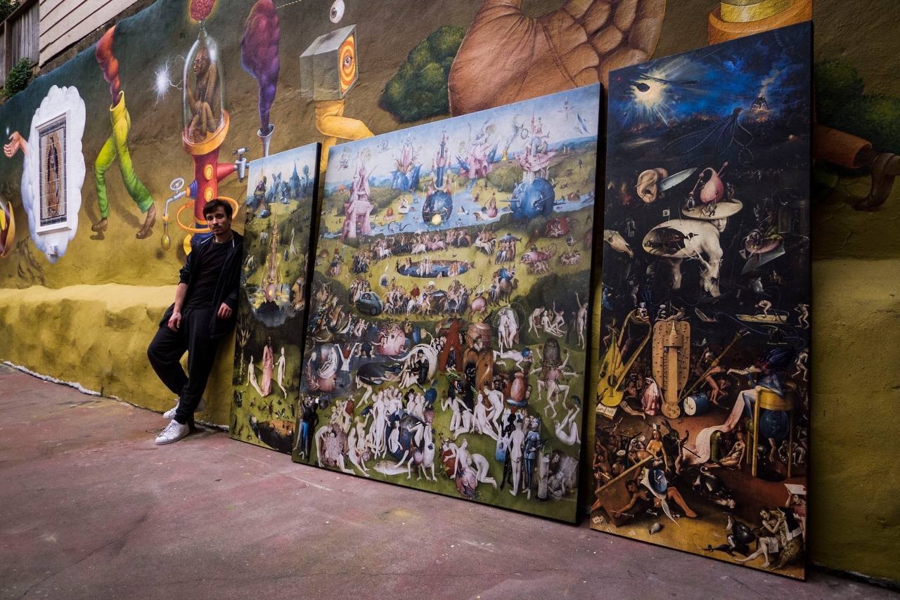 Detail of Evgeniy Lapchenko, Garden of Earthly Delights